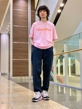 「KNOW WAVE（ノウ ウェイブ）のアイテム」を使った、UR_SkmK.さん（メンズ・167cm）の春コーディネート