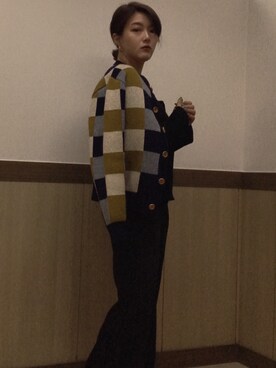 「AIN（エイン）のアイテム」を使った、裕太さん（レディース・151cm）の春コーディネート