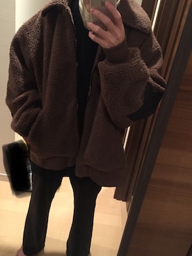 「BASQUE magenta（バスクマゼンタ）のアイテム（ニット/セーター）」を使った、ゆーごさん（メンズ・170cm）の冬コーディネート