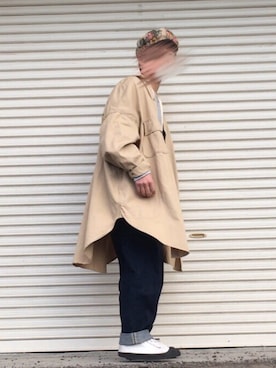 「goslowcaravan」｜✔︎かっちゃんさん（メンズ・170cm）の春コーディネート