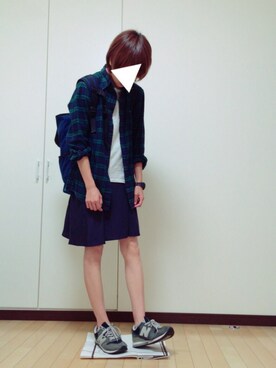 「Manhattan Portage」｜「アイテム（シャツ/ブラウス）」を使った、yuaさん（レディース・165cm）の春コーディネート