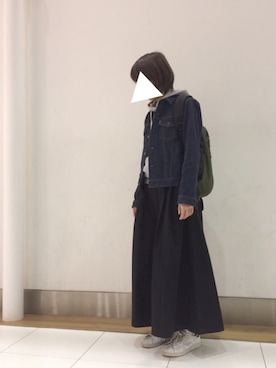 「IRONY（アイロニー）のアイテム」を使った、yuaさん（レディース・165cm）の冬コーディネート