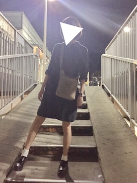 「時計」｜「アイテム（シャツワンピース）」を使った、yuaさん（レディース・165cm）の春コーディネート