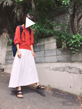 「バルーンスリーブ」｜yuaさん（レディース・165cm）の春コーディネート