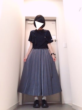 「スカーチョ」｜「アイテム（アナログ腕時計）」を使った、yuaさん（レディース・165cm）の夏コーディネート