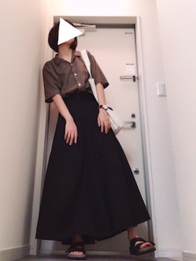 「IRONY（アイロニー）のアイテム」を使った、yuaさん（レディース・165cm）の夏コーディネート