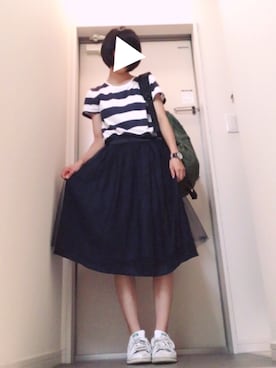 「MADDEN（メデン）のアイテム」を使った、yuaさん（レディース・165cm）の夏コーディネート