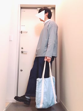 「パラブーツ」｜「アイテム（スウェット）」を使った、yuaさん（メンズ・168cm）の秋コーディネート