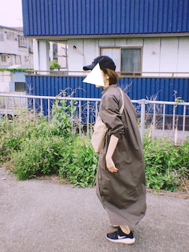 「LBC（エルビーシー）のアイテム（帽子）」を使った、yuaさん（レディース・165cm）の春コーディネート