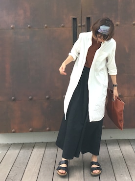 「IRONY（アイロニー）のアイテム」を使った、yuaさん（レディース・165cm）の春コーディネート