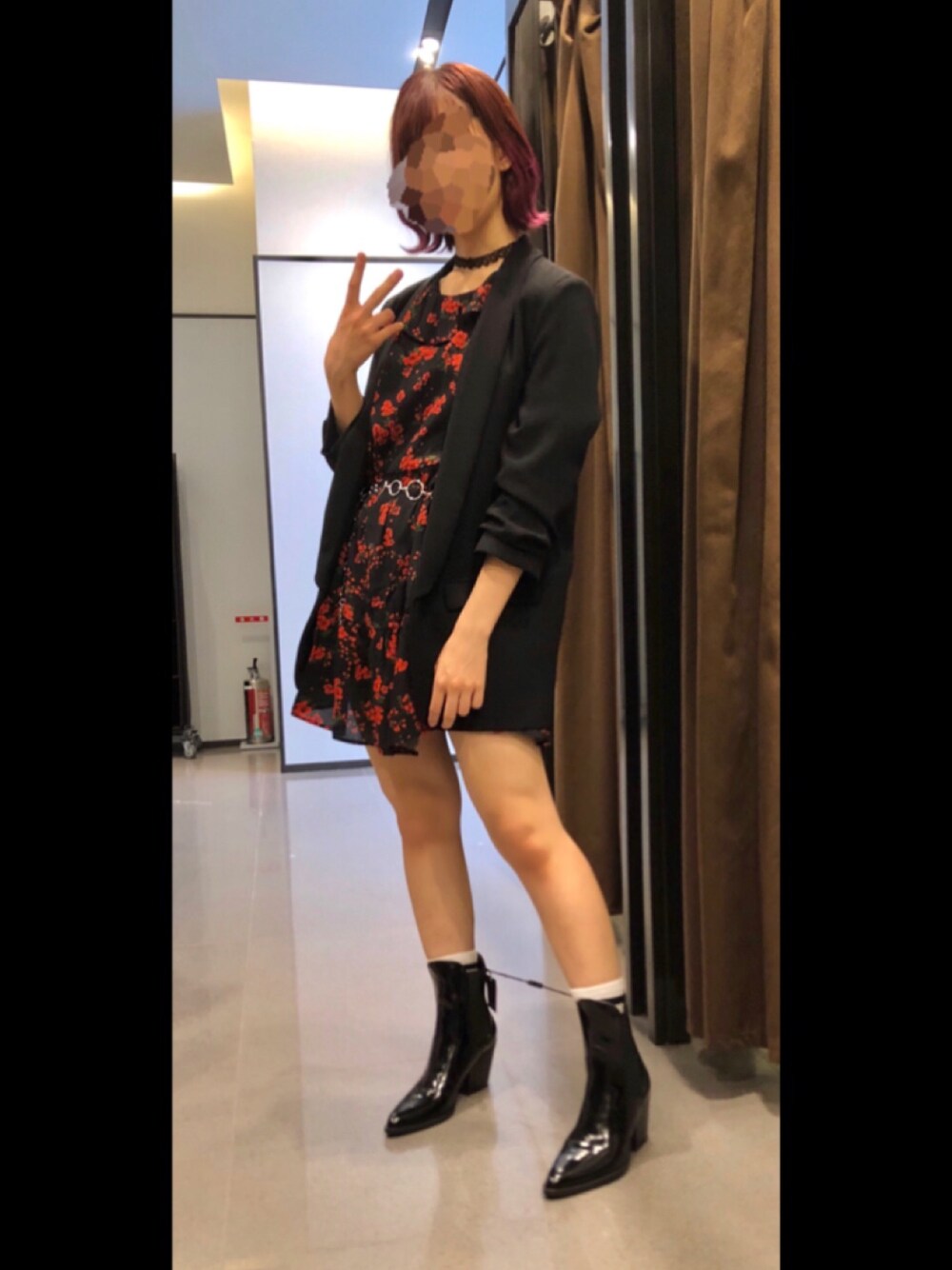 「ZARAのアイテム（ジャケット/アウター、ブラック系）」を使った、ゆきぼうさん（レディース・160cm）の夏コーディネートの1枚目の写真