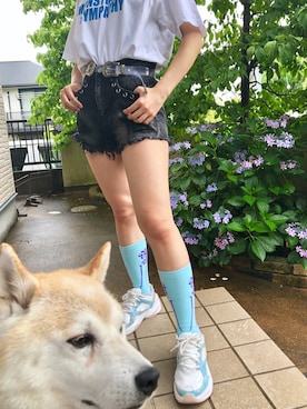 「shei shei co LTD（シェイシェイシーオーエルティディ）のアイテム」を使った、ゆきぼうさん（レディース・160cm）の夏コーディネート