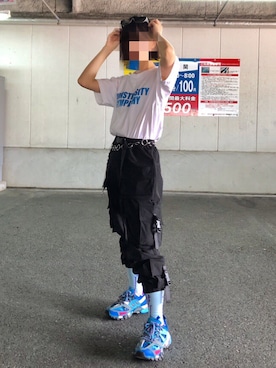 「shei shei co LTD（シェイシェイシーオーエルティディ）のアイテム」を使った、ゆきぼうさん（レディース・160cm）の夏コーディネート