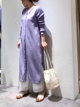 「NE QUITTEZ PAS!（ヌキテパ）のアイテム（シューズ）」を使った、sudohさん（レディース・160cm）の春コーディネート