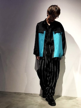 「MUZE（ミューズ）のアイテム（ジャケット/アウター）」を使った、Rintaro.Okadaさん（メンズ・172cm）の秋コーディネート