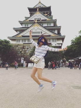 「blueandwhite」｜RachelLeeさん（レディース・167cm）の春コーディネート