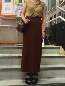 「ジーユー」｜eriさん（レディース・148cm）の夏コーディネート