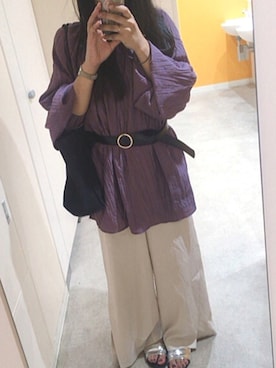 「Daniel Wellington（ダニエルウェリントン）の販売終了 クラシックペティット ボンダイ 32mm（アナログ腕時計）」を使った、︎︎︎☺︎さん（レディース・154cm）の春コーディネート