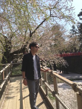 カズさん（メンズ・177cm）の春コーディネート