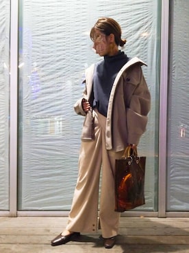 mozuさん（レディース・158cm）の冬コーディネート