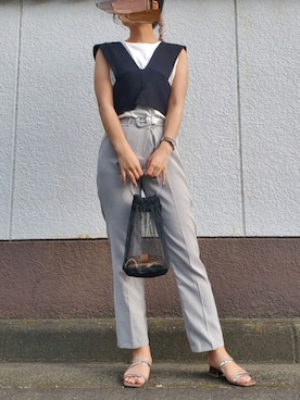 mozuさん（レディース・158cm）の夏コーディネート