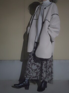 mozuさん（レディース・158cm）の冬コーディネート