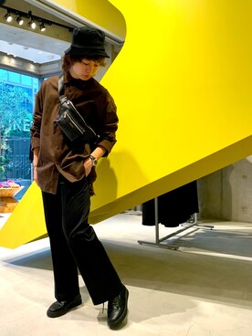 「Charcoal TOKYO（チャコールトーキョー）のアイテム」を使った、yoshitoさん（メンズ・174cm）の秋コーディネート