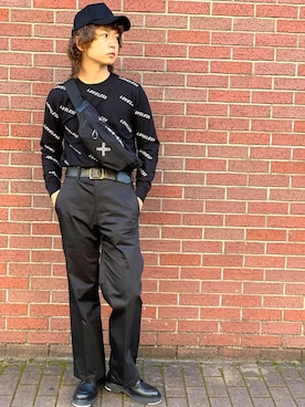 「秋のマイ旬スタイル」｜「アイテム（キャップ）」を使った、yoshitoさん（メンズ・174cm）の秋コーディネート