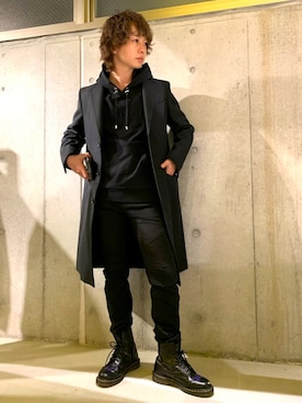 「Maison Margiela（メゾンマルジェラ）のアイテム（財布/小物）」を使った、yoshitoさん（メンズ・174cm）の秋コーディネート