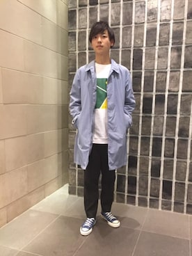 「PRINCE（プリンス）のアイテム」を使った、k.hikinoさん（メンズ・173cm）の春コーディネート