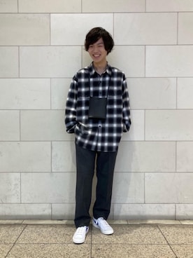 「THE SHINZONE（ザ　シンゾーン）のアイテム」を使った、k.hikinoさん（メンズ・173cm）の夏コーディネート