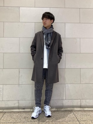 ソリッド 120S メルトン チェスターコートを使った人気ファッション