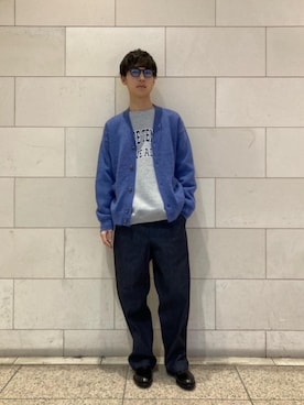 「Thingless（シングレス）のアイテム（パンツ）」を使った、k.hikinoさん（メンズ・173cm）の冬コーディネート