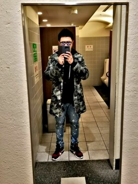 「FOREVER 21（フォーエバー トゥエンティーワン）のアイテム（ダウンジャケット/コート）」を使った、shunさん（メンズ・173cm）の秋コーディネート