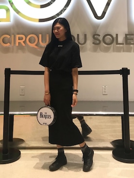 「アイテム（ドラムバッグ、その他）」を使った、Pingさん（レディース・160cm）の冬コーディネート