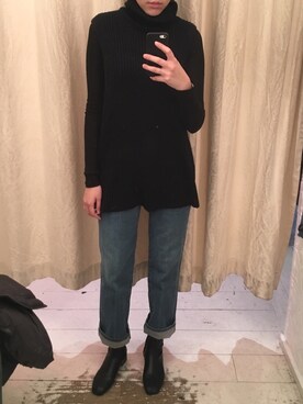 「Lime（ライムライム）のアイテム」を使った、Pingさん（レディース・160cm）の冬コーディネート