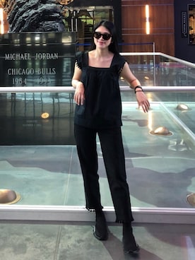 「BALENCIAGA」｜「アイテム（その他トップス）」を使った、Pingさん（レディース・160cm）の春コーディネート