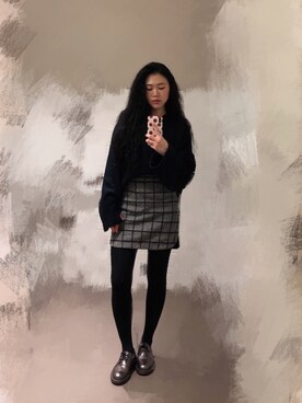 「MUJI」｜「アイテム（その他シューズ）」を使った、Pingさん（レディース・160cm）の春コーディネート