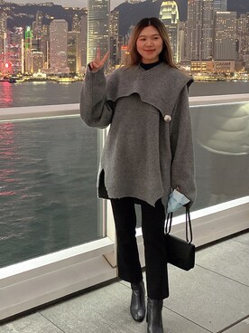 「chic」｜Pingさん（レディース・160cm）の冬コーディネート