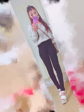「ショッピング」｜「アイテム（サンダル）」を使った、あーさん（レディース・150cm）の春コーディネート