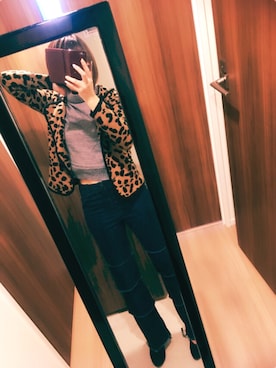 「Otto（オットー）のアイテム（ジャケット/アウター）」を使った、miさん（レディース・155cm）の冬コーディネート