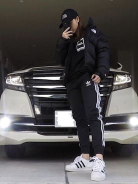 「2018マイベストコーデ」｜「アイテム（キャップ）」を使った、y0324さん（レディース・150cm）の冬コーディネート