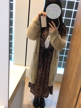 「AS KNOW AS」｜「アイテム（ワンピース/ドレス）」を使った、@ちゃんさん（レディース・159cm）の秋コーディネート