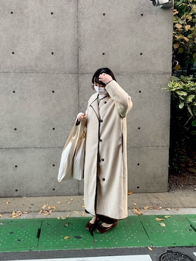「eimy_ootd」｜「アイテム（ジャケット/アウター）」を使った、なかにしさん（レディース・156cm）の冬コーディネート