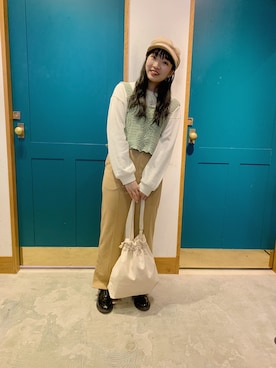 「アイテム（その他シューズ）」を使った、charuさん（レディース・154cm）の春コーディネート