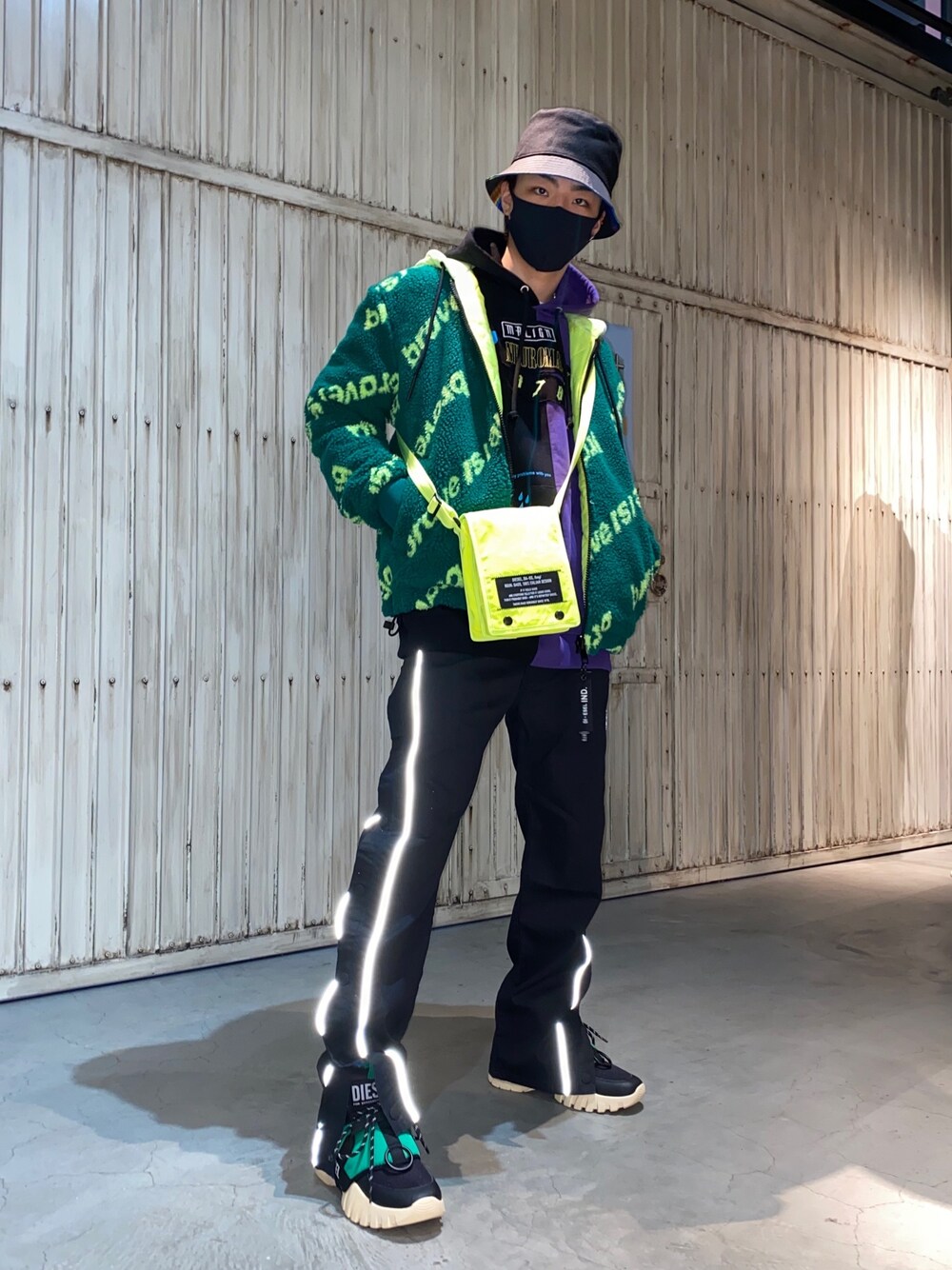 DIESEL（ディーゼル）の「メンズ ボア ジャケット リバーシブル