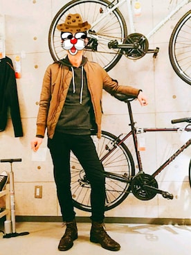 「alternative（オルタナティブ）のアイテム」を使った、kawagenさん（メンズ・167cm）の冬コーディネート