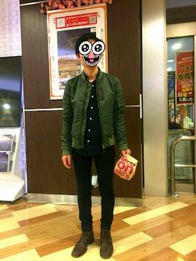 「wjk（ダヴルジェイケイ）のアイテム（ジャケット/アウター）」を使った、kawagenさん（メンズ・167cm）の春コーディネート
