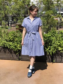 【ZARA】ベルトストライプ シャツワンピース 2157/045/330 ベルトストライプ シャツワンピース - マルチカラ― | ZARA Japan