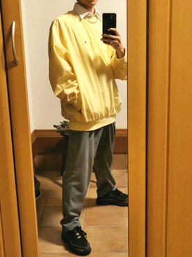 「used mix」｜「アイテム（スラックス）」を使った、pul_likさん（メンズ・162cm）の春コーディネート